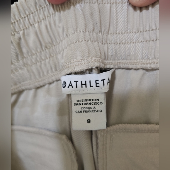 Athleta Brooklyn Camo Jogger Pant Abalone Grey Camo 8 - Picture 7 of 7